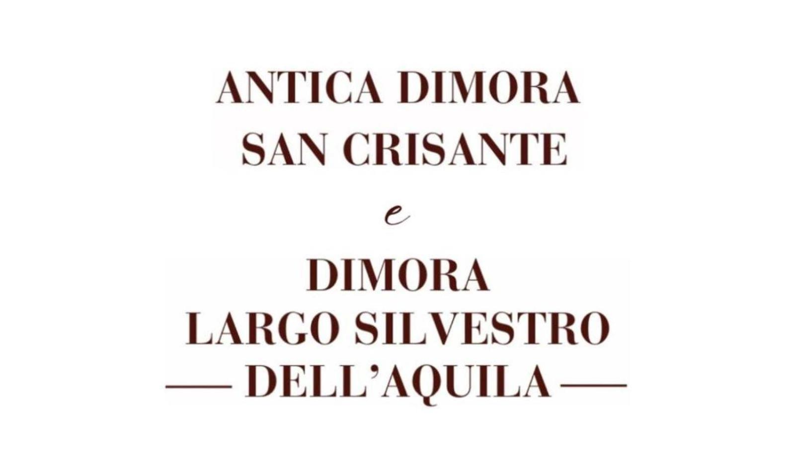 Antica Dimora San Crisante - Centro Storico LʼAquila Exterior foto